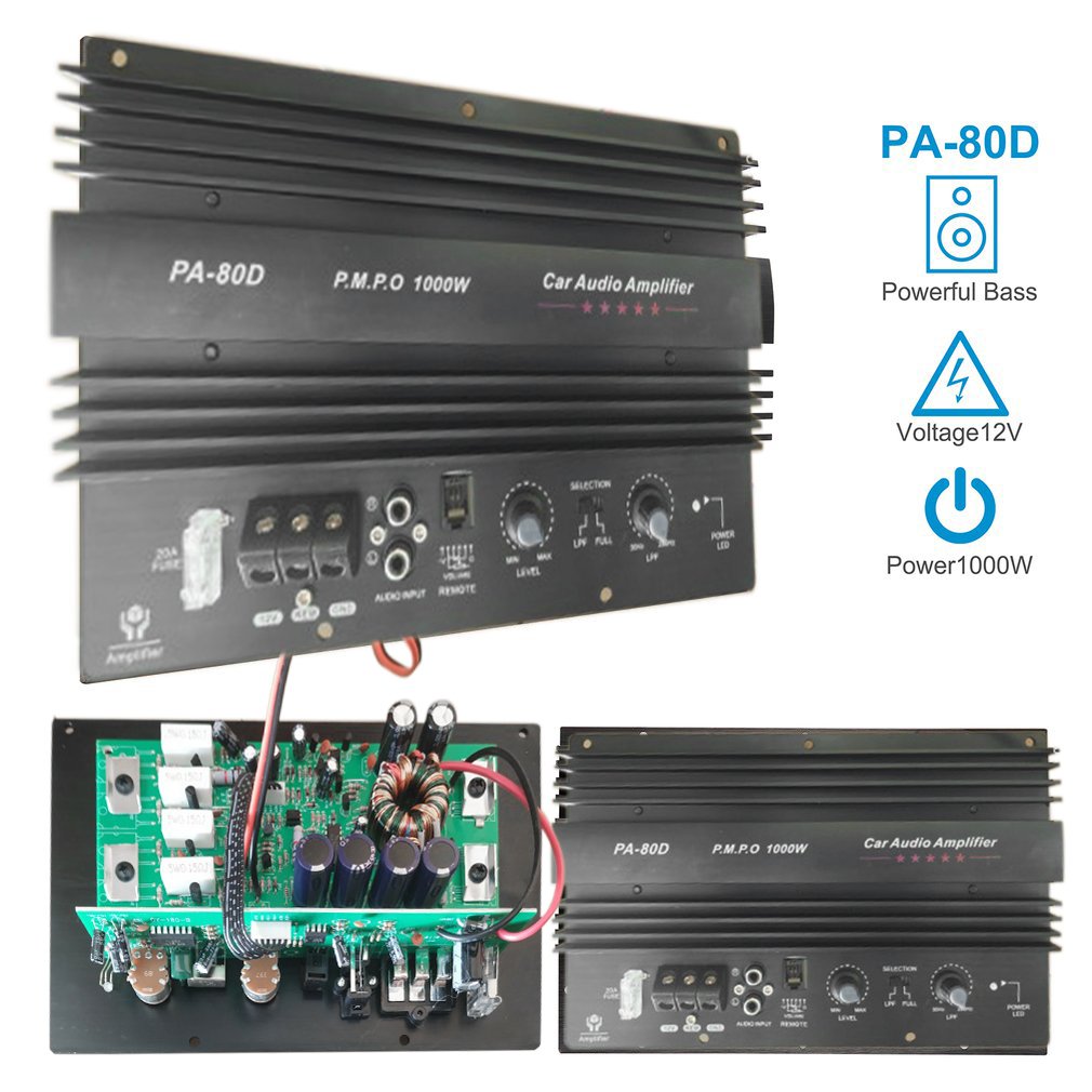    ڵ  Ŀ  ÷̾,  ̽   , ڵ  PA-80D, 12V, 1000W